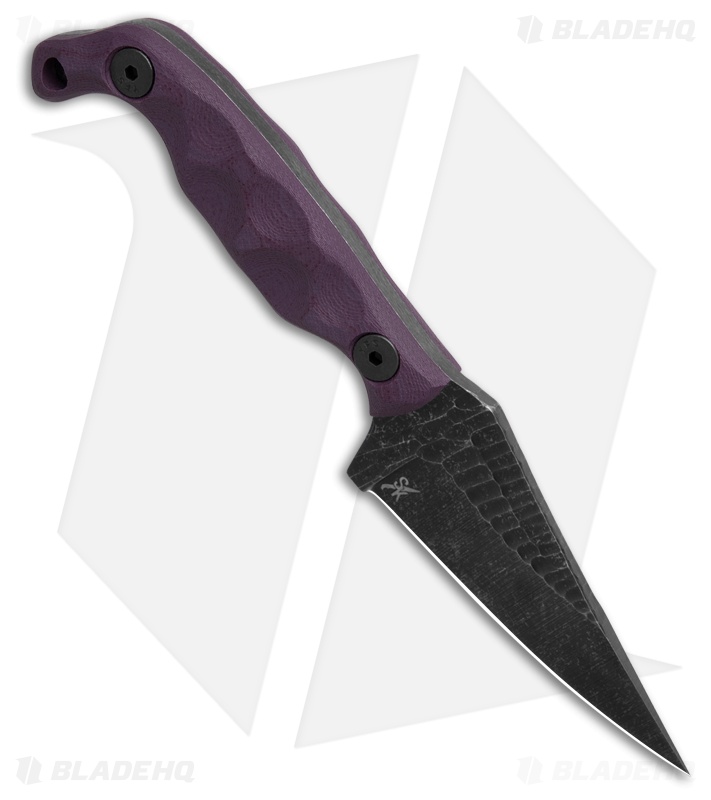Stroup Knives Mini 1 Fixed Blade Purple G-10 (3.00