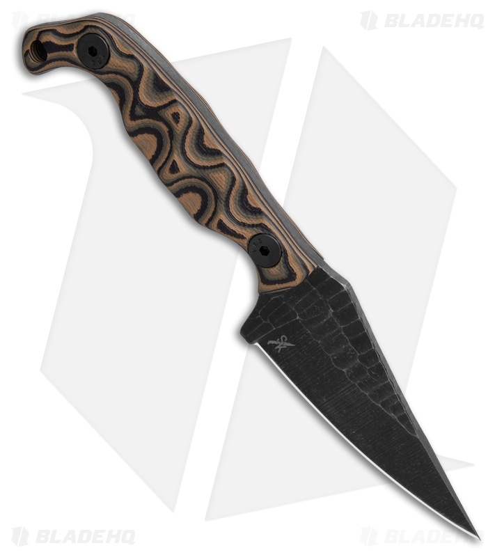 Stroup Knives Mini Mod 1 Fixed Blade Knife Camo G-10 (6.75" Acid Wash)