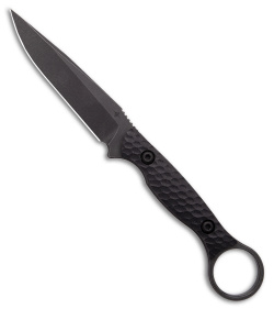 Toor Knives Anaconda Carbon Fixed Blade Knife Black G-10 (3.75" Black)