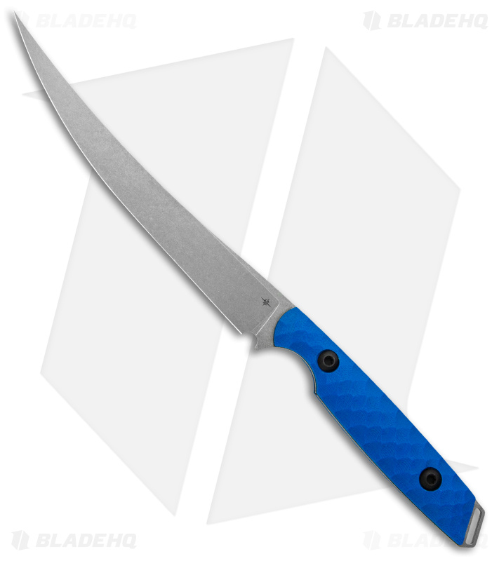 Toor Knives Avalon Fillet Fixed Blade Knife Blue G-10 (6.0" SW)
