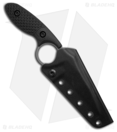 Toor Knives Cortano Phantom Gray Fixed Blade Knife Black G-10 (3.2" Gray)