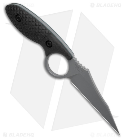 Toor Knives Cortano Phantom Gray Fixed Blade Knife Black G-10 (3.2" Gray)