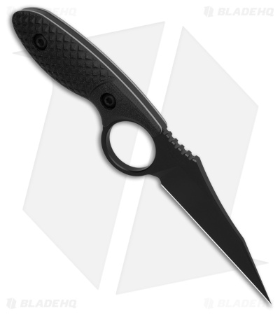 Toor Knives Cortano SOCOM Black Fixed Blade Knife Black G-10 (3.2" Black)