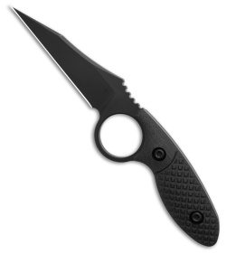 Toor Knives Cortano SOCOM Black Fixed Blade Knife Black G-10 (3.2" Black)