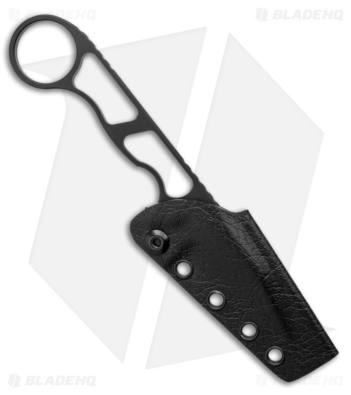 Toor Knives Jank Shank Shadow Black Tactical Fixed Blade Knife (3" CPM-S35VN)