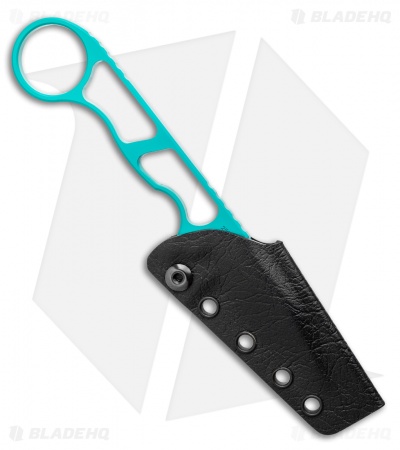 Toor Knives Jank Shank Teal Tactical Fixed Blade Knife (3" CPM-S35VN)
