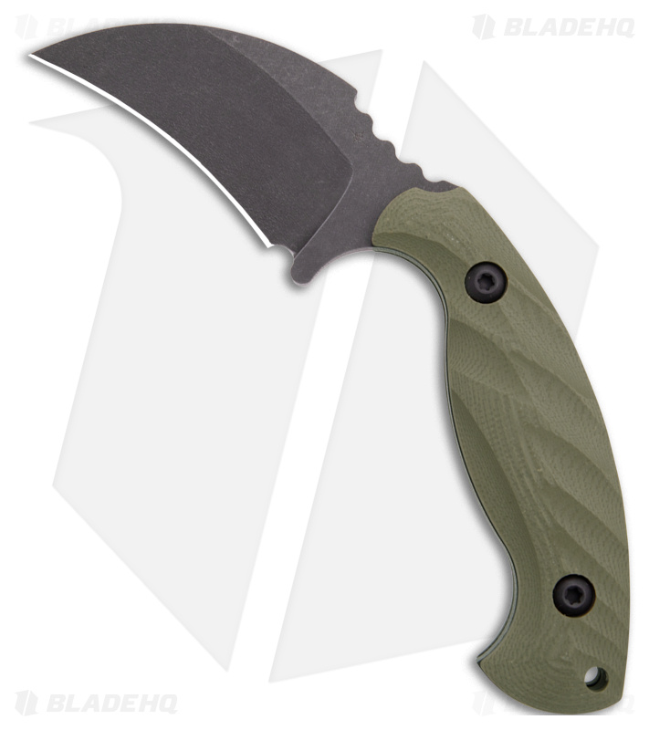 Toor Knives Karsumba Covert Green G-10 Fixed Blade Knife