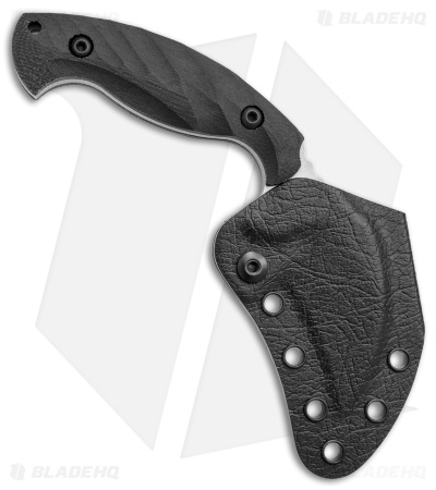 Toor Knives Karsumba Karambit Fixed Blade Black Canvas Micarta (2.5" SW)