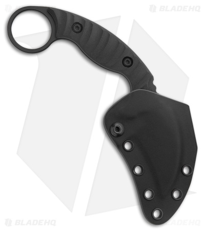 Toor Knives Karsumba R SOCOM Black Fixed Blade Knife Black G-10 (2.5" Black)