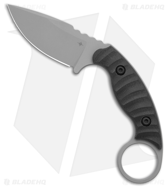 Toor Knives Karsumba S Phantom Gray Fixed Blade Knife G-10 (2.5" Gray)