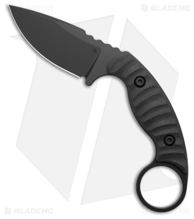 Toor Knives Karsumba S SOCOM Black Fixed Blade Knife G-10 (2.5" Black)
