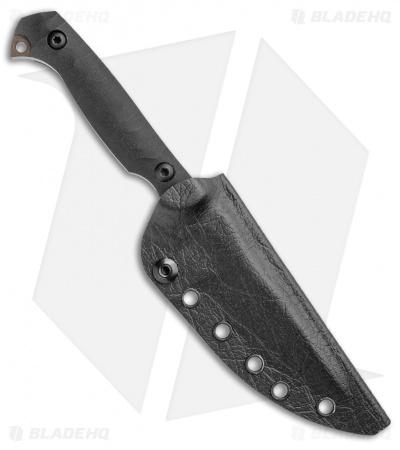 Toor Knives Krypteia JD35S Fixed Blade Knife Black G-10 (4" Bronze Serrated)