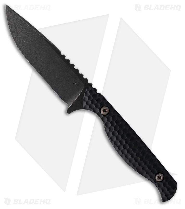 Toor Knives Mutiny Fixed Blade Cannon Black Aluminum (3.9" Black SW)
