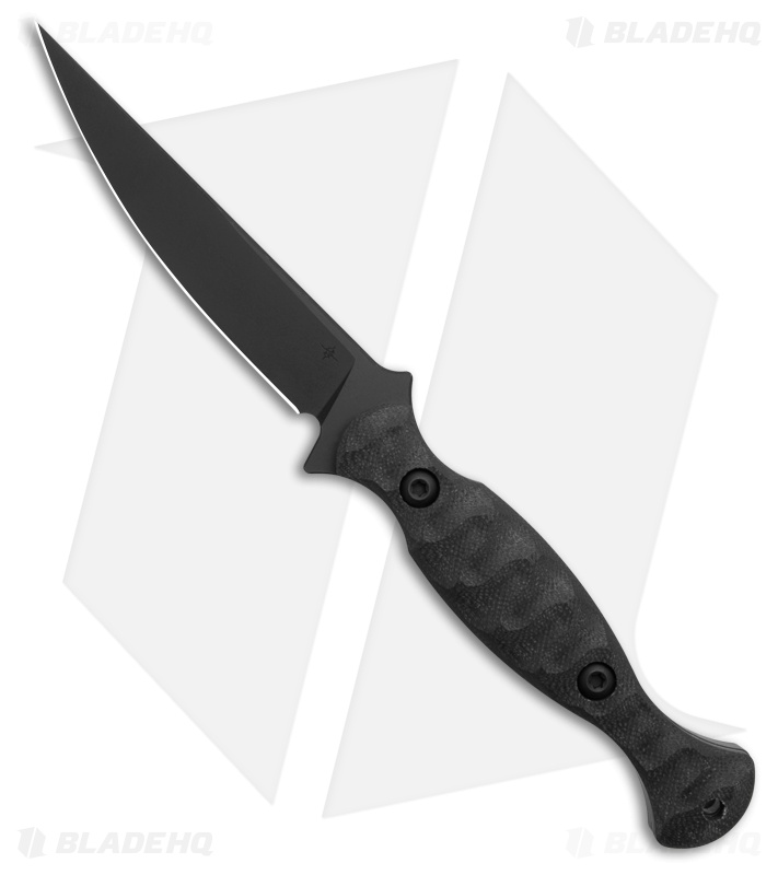Toor Knives Regal SOCOM Black Fixed Blade Knife Black G-10 (4.2" Black Gunkote)