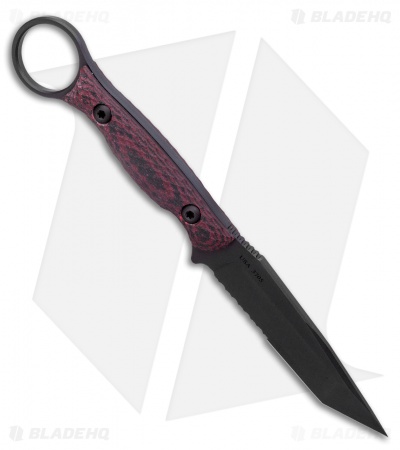 Toor Knives Serpent Fixed Blade Knife Venom Black G-10 (3.75" Black)
