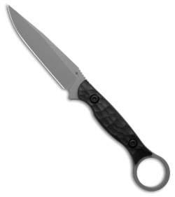 Toor Knives Serpent S Fixed Blade Knife Black/Gray G-10 (3.9" Phantom Gray)
