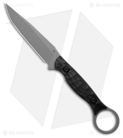 Toor Knives Serpent S Fixed Blade Knife Black/Gray G-10 (3.9" Phantom Gray)