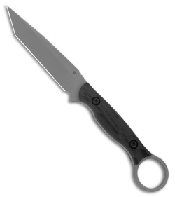 Toor Knives Serpent T Fixed Blade Knife Black/Gray G-10 (3.75" Phantom Gray)
