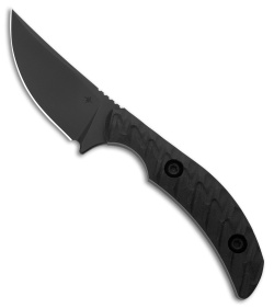 Toor Knives Shifter S SOCOM Black Fixed Blade Knife Black G-10 (2.75" Black)