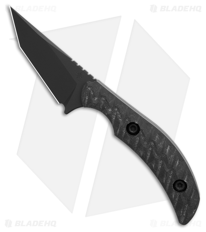 Toor Knives Shifter T SOCOM Black Fixed Blade Knife Black G-10 (2.75" Black)