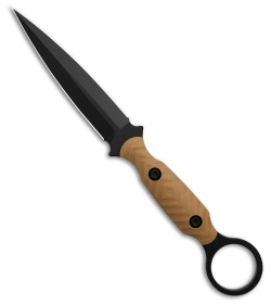 Toor Knives Specter R Fixed Blade Knife FDE G-10 (4.25" KG Gunkote)