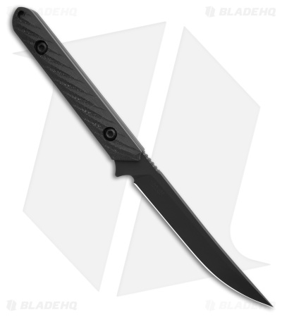 Toor Knives Vespen SOCOM Black Fixed Blade Knife Black G-10 (4.3" Black Gunkote)