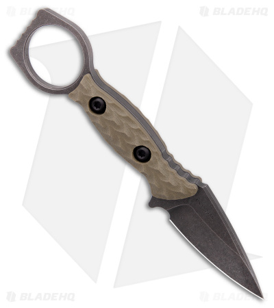 Toor Knives Viper  Fixed Blade Knife Covert Green G-10 (2.65" Black SW)