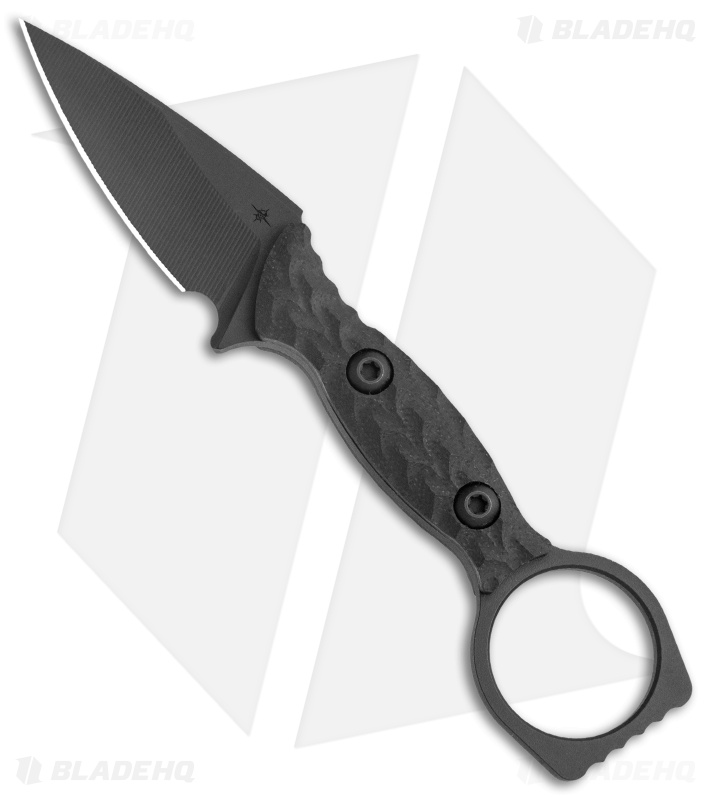 Toor Knives Viper Fixed Blade Knife Shadow Black G-10 (2.65" Black)