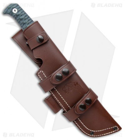 Wander Tactical Dimorphodon Fixed Blade Knife Black Micarta (8.5" FDE)