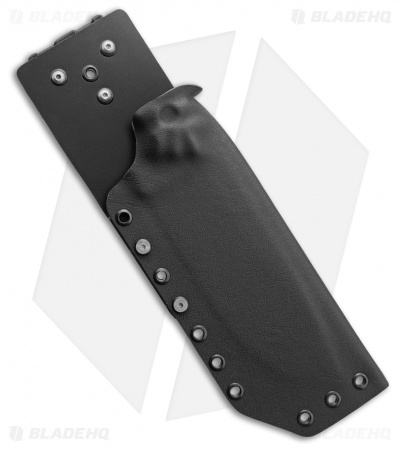 Wander Tactical Megalodon 1.0 Fixed Blade Knife Black Micarta (5.625" FDE)