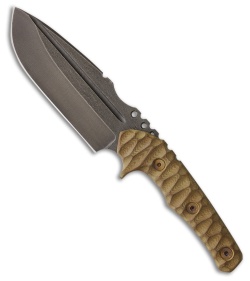 Wander Tactical Uro Tac Fixed Blade Knife Natural Micarta (5.625" Raw)