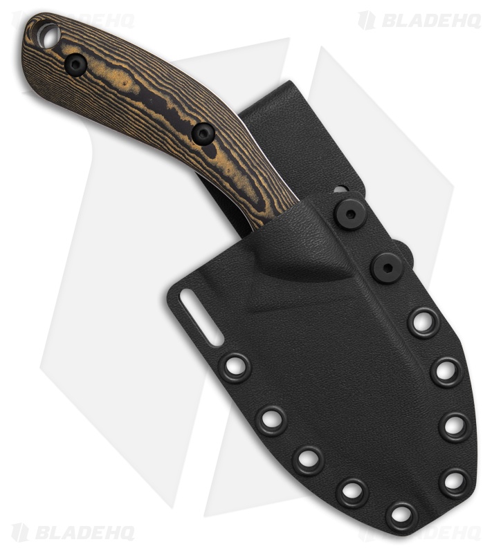 White River Apex Fixed Blade Knife Maple/Black Richlite (2.7" Stonewash)