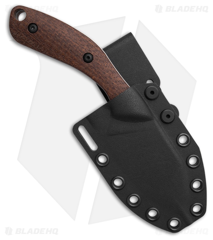 White River Apex Fixed Blade Knife Natural Burlap Micarta (2.7" Stonewash)