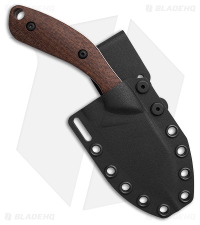 White River Apex Fixed Blade Knife Natural Burlap Micarta (2.7" Stonewash)