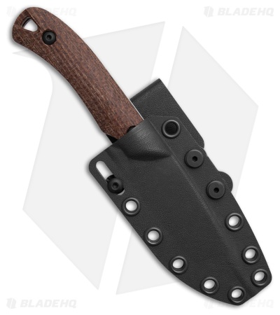 White River Axiom Fixed Blade Knife Natural Burlap Micarta (2.9" Stonewash)