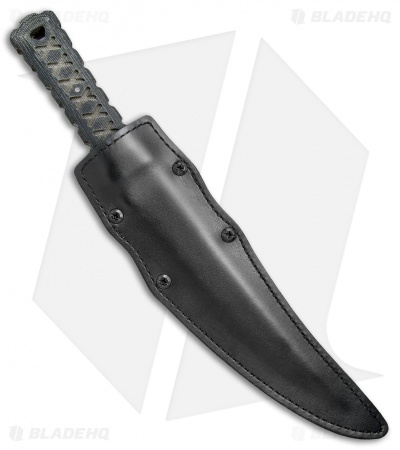Williams Blade Design HZO Fixed Blade Knife Black Micarta (8.75" Black)