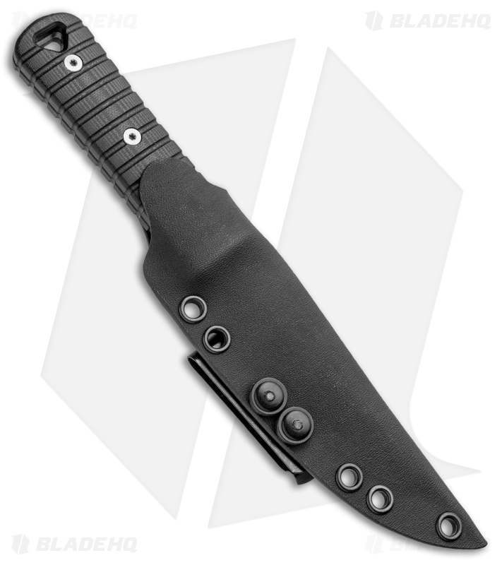 Williams Blade Design OZK 001 Fixed Blade Knife Black G-10 (4.5" Satin)