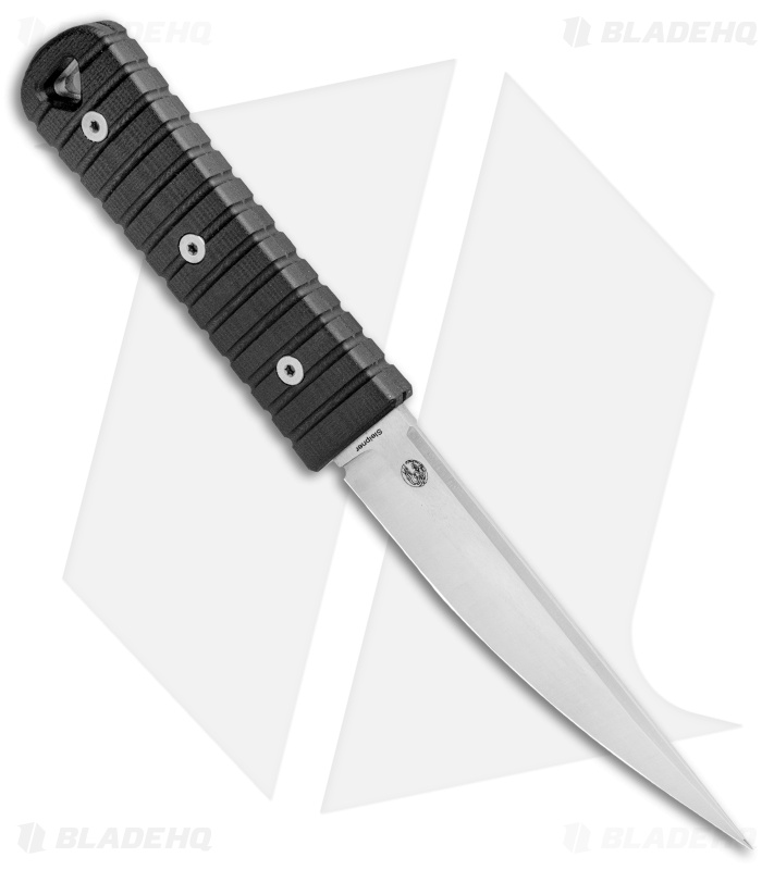 Williams Blade Design OZK 001 Fixed Blade Knife Black G-10 (4.5" Satin)