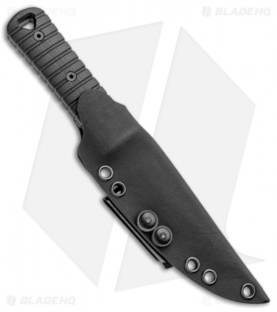 Williams Blade Design OZK 002 Fixed Blade Knife Black G-10 (4.5" Blackwash)