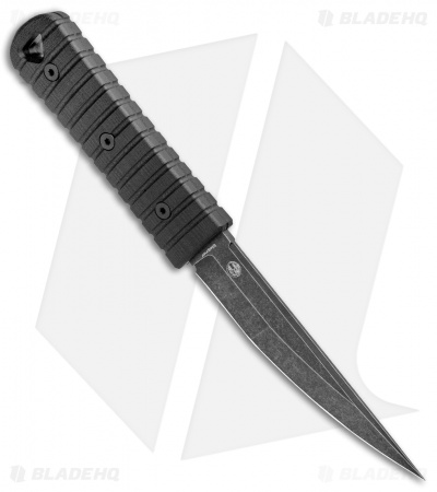 Williams Blade Design OZK 002 Fixed Blade Knife Black G-10 (4.5" Blackwash)