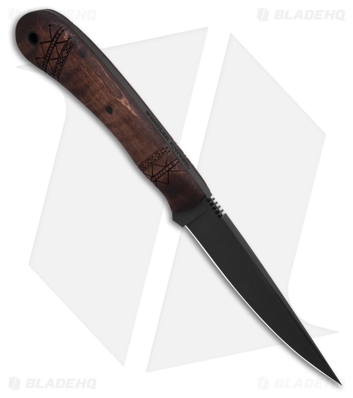 Winkler Knives Operator Fixed Blade Knife Maple Tribal (4" Caswell)