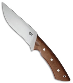 Bark River Los Lobos Utility Fighter Knife Natural Canvas Micarta (6.5" Satin)