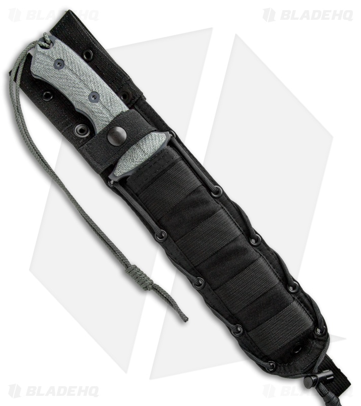 Chris Reeve Knives Green Beret Fixed Blade Knife (7" Black)