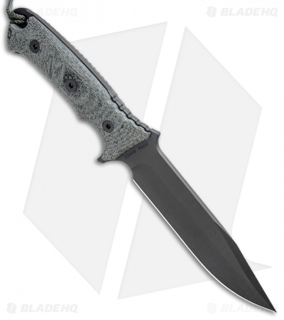 Chris Reeve Knives Pacific Fixed Blade Knife Micarta (6.3" Black)