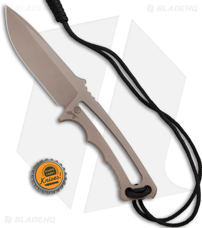 Chris Reeve Knives Professional Soldier Fixed Blade Knife (3.375" FDE PVD)