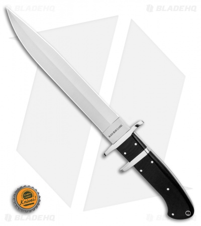 Cold Steel Black Bear Classic D/E Fixed Blade Knife Black G-10 (8.25")