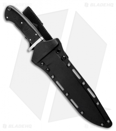 Cold Steel Black Bear Classic D/E Fixed Blade Knife Black G-10 (8.25")