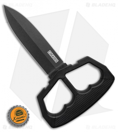 Cold Steel Chaos Push Knife Fixed Blade Knife (5" Black) 80NT3