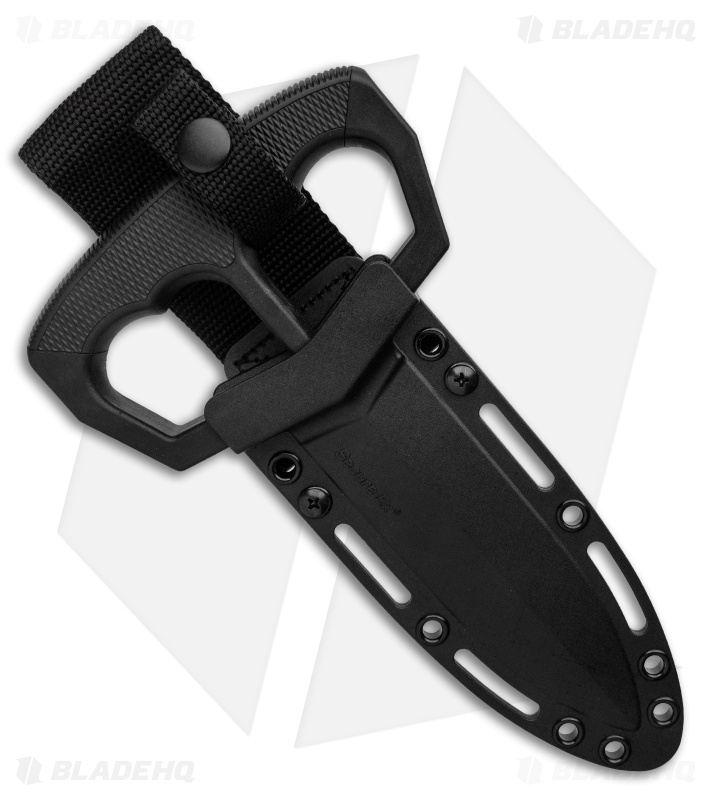 Cold Steel Chaos Push Knife Fixed Blade Knife (5" Black) 80NT3