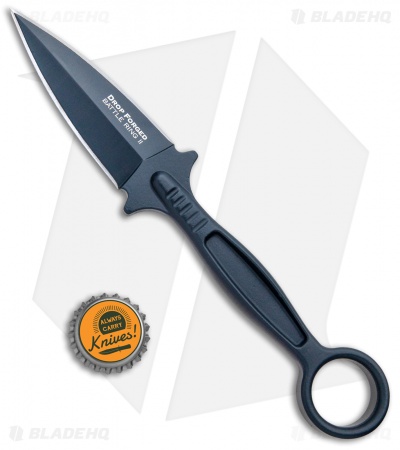 Cold Steel Drop Forged Battle Ring II Fixed Blade Knife (3.5" Gray) 36MF